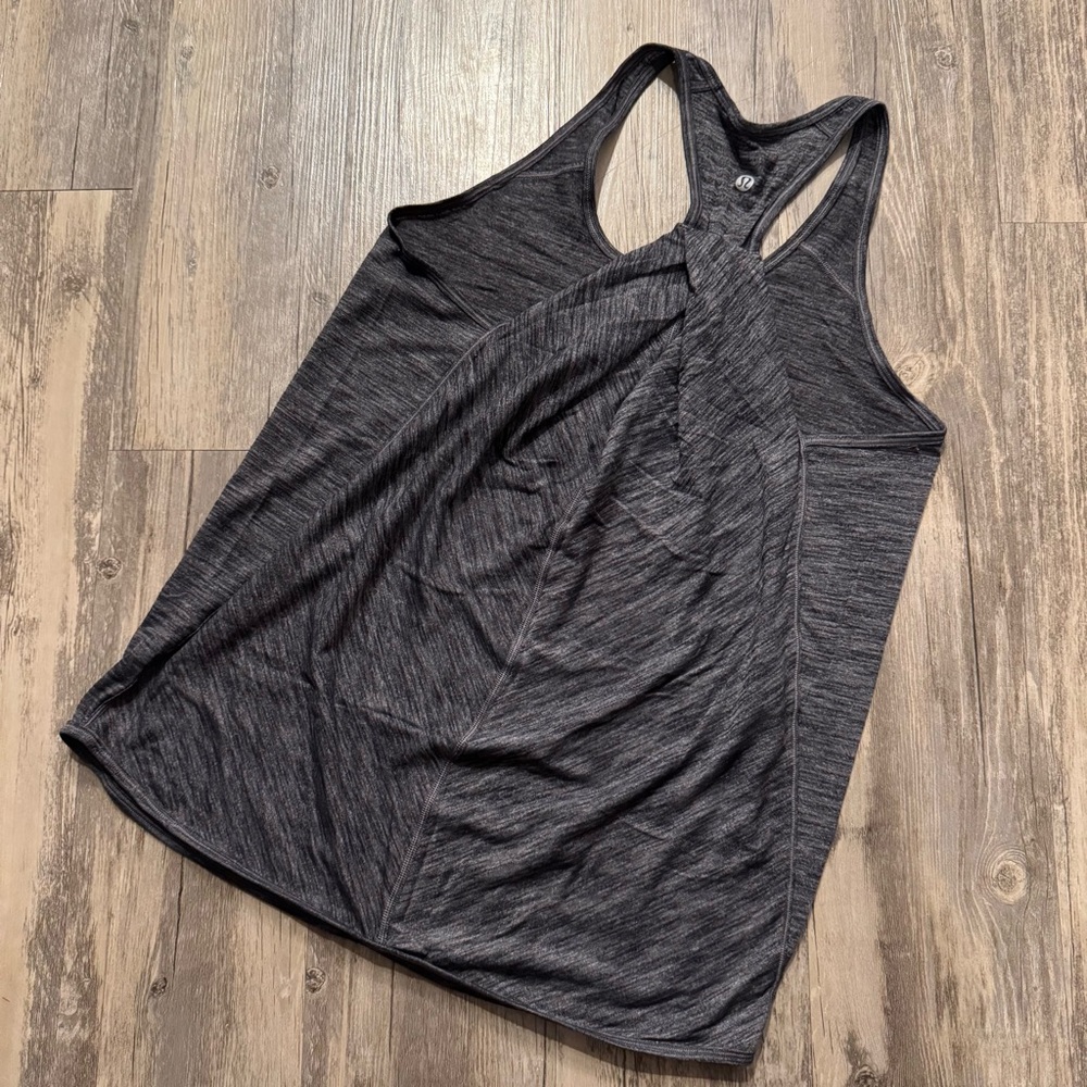 Gray Heathered Lululemon Racerback Tank Top